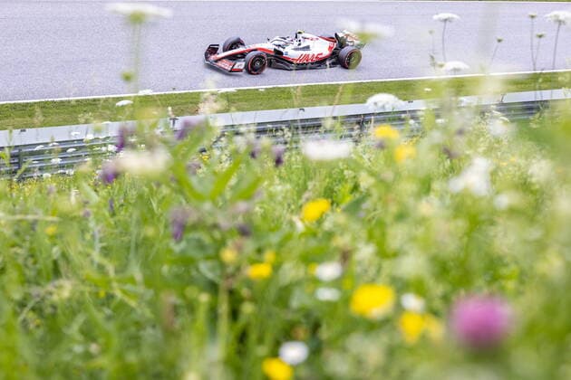 09.07.2022, Red Bull Ring, Spielberg, AUT, FIA, Formel 1, Grosser Preis von Österreich, Freies Training, im Bild Mick Schumacher (GER, Haas F1 Team) Mick Schumacher of Germany during the training for the Austrian FIA Formula One Grand Prix at the Red Bull Ring in Spielberg, Austria on 2022 07 09. Expa Spielberg