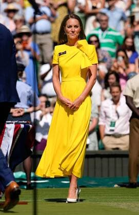 Mandatory Credit: Photo by Dave Shopland Shutterstock (13018053ck) Catherine Duchess of Cambridge on Centre Court Wimbledon Tennis Championships, Day 13, The All England Lawn Tennis and Croquet Club, London, UK - 09 Jul 2022 Wimbledon Tennis Championships, Day 13, The All England Lawn Tennis and Croquet Club, London, UK - 09 Jul 2022  Copyright: xDavexShopland Shutterstockx 13018053ck