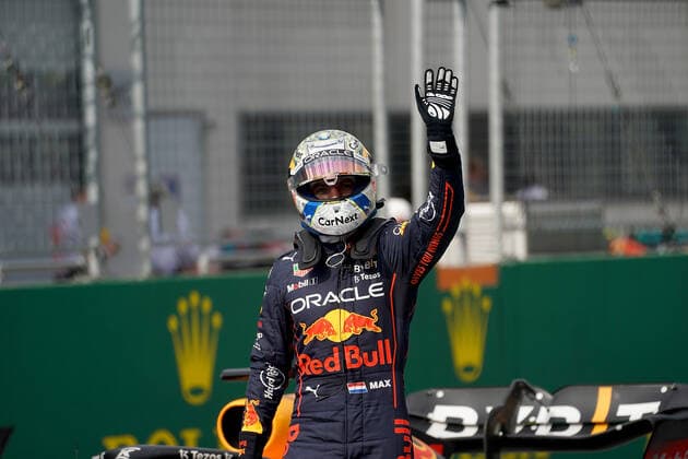 Formula 1 BWT Grosser Preis von Österreich 2022 09.07.2022, Red Bull Ring , Spielberg, Formula 1 BWT Grosser Preis von Österreich 2022 , im Bild Sieger des Sprintrennens Max Verstappen (NEL), Oracle Red Bull Racing