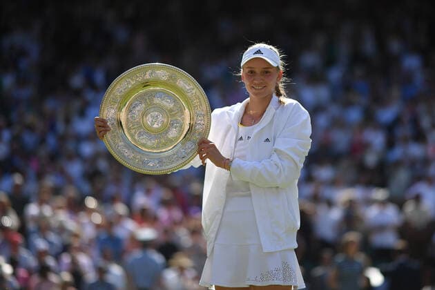 Elena Rybakina (Paz) defeated Ons Jabeur (Tun) in the women™s final at Wimbledon TENNIS : Wimbledon 2022 : 09 07 2022 AntoineCouvercelle Panoramic 