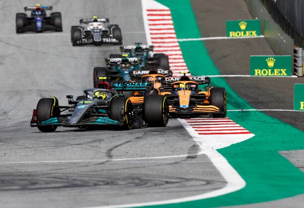 44 Lewis Hamilton (GBR, Mercedes-AMG Petronas F1 Team), F1 Grand Prix of Austria at Red Bull Ring on July 9, 2022 in Spielberg, Austria. (Photo by HOCH ZWEI) Spielberg Austria
