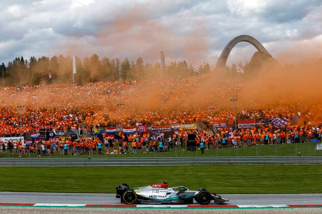 44 Lewis Hamilton (GBR, Mercedes-AMG Petronas F1 Team), F1 Grand Prix of Austria at Red Bull Ring on July 9, 2022 in Spielberg, Austria. (Photo by HOCH ZWEI) Spielberg Austria