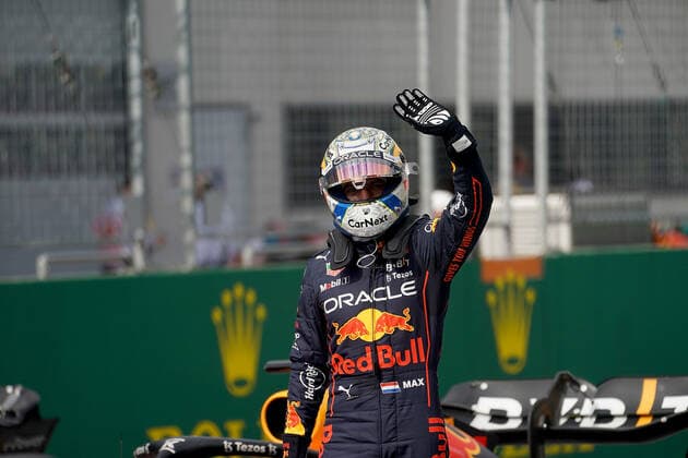 Formula 1 BWT Grosser Preis von Österreich 2022 09.07.2022, Red Bull Ring , Spielberg, Formula 1 BWT Grosser Preis von Österreich 2022 , im Bild Sieger des Sprintrennens Max Verstappen (NEL), Oracle Red Bull Racing