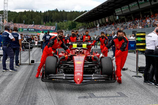 16 Charles Leclerc (MCO, Scuderia Ferrari), F1 Grand Prix of Austria at Red Bull Ring on July 9, 2022 in Spielberg, Austria. (Photo by HOCH ZWEI) Spielberg Austria