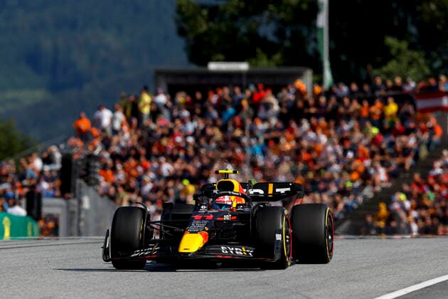 11 Sergio Perez (MEX, Oracle Red Bull Racing), F1 Grand Prix of Austria at Red Bull Ring on July 9, 2022 in Spielberg, Austria. (Photo by HOCH ZWEI) Spielberg Austria