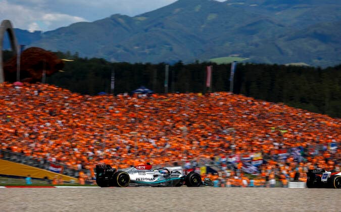 44 Lewis Hamilton (GBR, Mercedes-AMG Petronas F1 Team), F1 Grand Prix of Austria at Red Bull Ring on July 9, 2022 in Spielberg, Austria. (Photo by HOCH ZWEI) Spielberg Austria