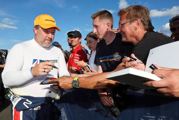 FORMULA 1 - GP of Austria 2022 SPIELBERG,AUSTRIA,09.JUL.22 - MOTORSPORTS, FORMULA 1 - Grand Prix of Austria, Red Bull Ring, Red Bull Legends Parade warm-up. Image shows Riccard Patresse (ITA).  GEPAxpictures xWolfgangxGrebien