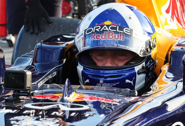 FORMULA 1 - GP of Austria 2022 SPIELBERG,AUSTRIA,09.JUL.22 - MOTORSPORTS, FORMULA 1 - Grand Prix of Austria, Red Bull Ring, Red Bull Legends Parade warm-up. Image shows consultant David Coulthard (Red Bull Racing).  GEPAxpictures xWolfgangxGrebien