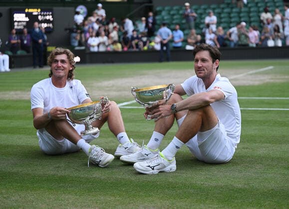 2022 Wimbledon Mens Doubles Final Mattew Ebden (AUS) , Max Purcell (AUS) vs Nikola Mektic (CRO) and Mate Pavic (CRO)