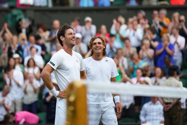 2022 Wimbledon Mens Doubles Final Mattew Ebden (AUS) , Max Purcell (AUS) vs Nikola Mektic (CRO) and Mate Pavic (CRO)