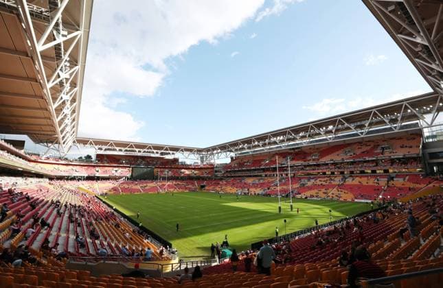 NRL BRONCOS DRAGONS, General view during the NRL Round 17 match between the Brisbane Broncos and the St. George Illawarra Dragons at Suncorp Stadium in Brisbane, Sunday, July 10, 2022. ( NO ARCHIVING, EDITORIAL USE ONLY, NO USE IN BOOKS WITHOUT CONSENT BRISBANE QUEENSLAND AUSTRALIA  Copyright: xJASONxO BRIENx 20220710001678014865