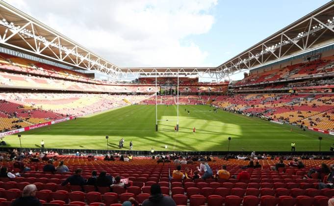 NRL BRONCOS DRAGONS, General view during the NRL Round 17 match between the Brisbane Broncos and the St. George Illawarra Dragons at Suncorp Stadium in Brisbane, Sunday, July 10, 2022. ( NO ARCHIVING, EDITORIAL USE ONLY, NO USE IN BOOKS WITHOUT CONSENT BRISBANE QUEENSLAND AUSTRALIA  Copyright: xJASONxO BRIENx 20220710001678014895