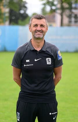 09.07.2022, Fussball 3. Liga 2022 2023, TSV 1860 München an der Grünwalder Strasse in München, Porträttermin 2022 2023, Trainer Michael Köllner (TSV 1860 München)