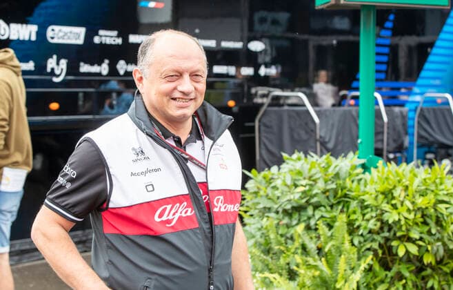 FORMULA 1 - GP of Austria 2022 SPIELBERG,AUSTRIA,10.JUL.22 - MOTORSPORTS, FORMULA 1 - Grand Prix of Austria, Red Bull Ring. Image shows team principal Frederic Vasseur (Alfa Romeo).  GEPAxpictures xWolfgangxJannach