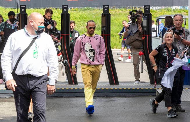FORMULA 1 - GP of Austria 2022 SPIELBERG,AUSTRIA,10.JUL.22 - MOTORSPORTS, FORMULA 1 - Grand Prix of Austria, Red Bull Ring. Image shows Lewis Hamilton (GBR Mercedes).  GEPAxpictures xWolfgangxJannach