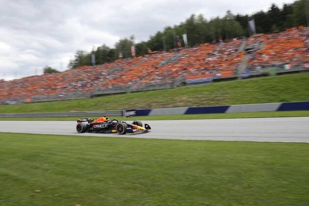 FORMULA 1 - GP of Austria 2022 SPIELBERG,AUSTRIA,10.JUL.22 - MOTORSPORTS, FORMULA 1 - Grand Prix of Austria, Red Bull Ring. Image shows Max Verstappen (NED Red Bull Racing).  GEPAxpictures xManfredxBinder