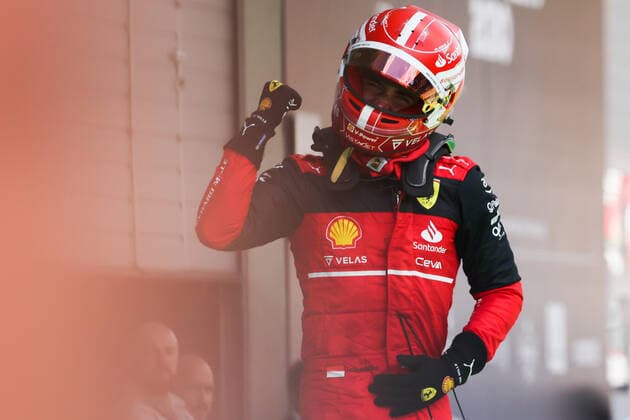 F1 Austrian Grand Prix Charles Leclerc of Ferrari celebrates after he won the Formula 1 Austrian Grand Prix at Red Bull Ring in Spielberg, Austria on July 10, 2022. Spielberg Austria  Copyright: xJakubxPorzyckix originalFilename:porzycki-f1austri220710_npaxn.jpg