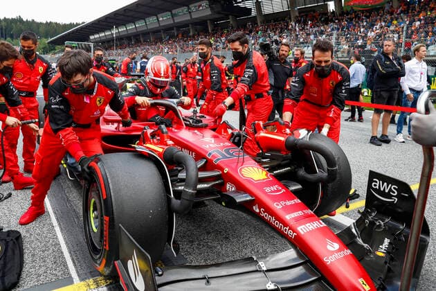 16 Charles Leclerc (MCO, Scuderia Ferrari), F1 Grand Prix of Austria at Red Bull Ring on July 10, 2022 in Spielberg, Austria. (Photo by HOCH ZWEI) Spielberg Austria