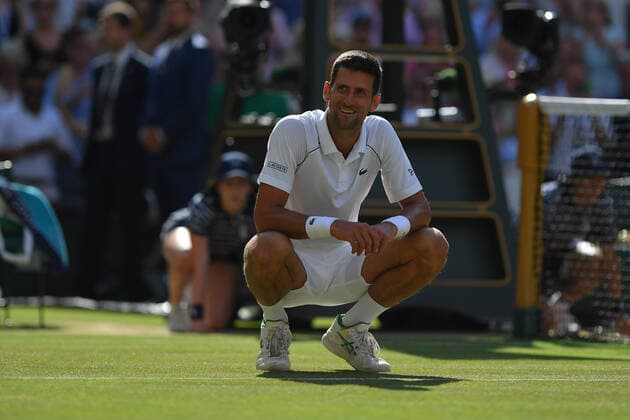 Novak Djokovic (Ser) defeated Nick Kyrgios (Aus) in the men™s single final of Wimbledon 2022 TENNIS : Wimbledon 2022 : 10 07 2022 AntoineCouvercelle Panoramic 