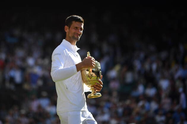 Novak Djokovic (Ser) defeated Nick Kyrgios (Aus) in the men™s single final of Wimbledon 2022 TENNIS : Wimbledon 2022 : 10 07 2022 AntoineCouvercelle Panoramic 