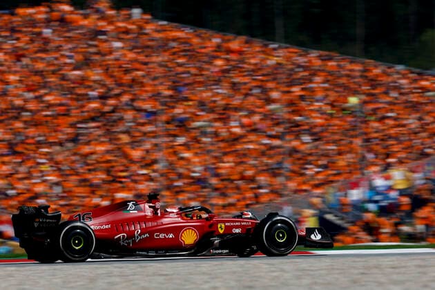 16 Charles Leclerc (MCO, Scuderia Ferrari), F1 Grand Prix of Austria at Red Bull Ring on July 10, 2022 in Spielberg, Austria. (Photo by HOCH ZWEI) Spielberg Austria