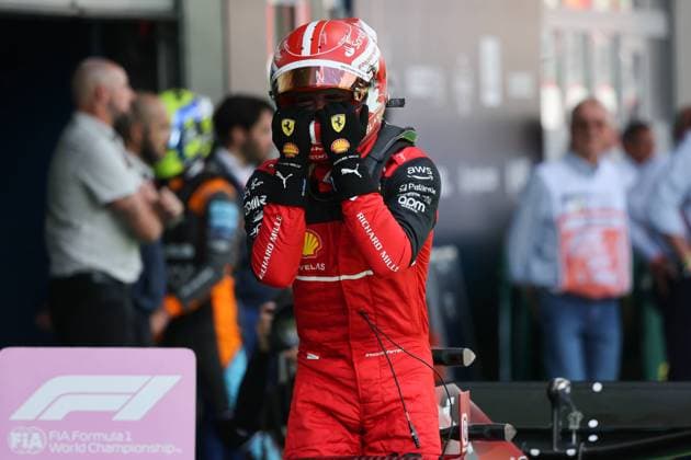 Bilder des Jahres 2022, Sport 07 Juli F1 Austrian Grand Prix Charles Leclerc of Ferrari celebrates after he won the Formula 1 Austrian Grand Prix at Red Bull Ring in Spielberg, Austria on July 10, 2022. Spielberg Austria  Copyright: xJakubxPorzyckix originalFilename:porzycki-f1austri220710_npMTc.jpg