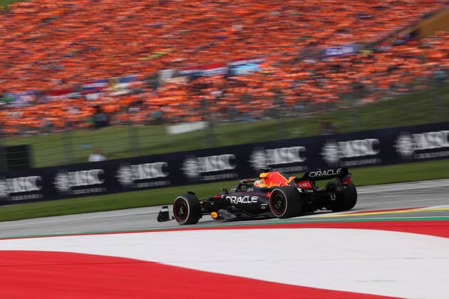 Sport Bilder des Tages F1 Austrian Grand Prix Max Verstappen of Red Bull Racing-RBPT during the Formula 1 Austrian Grand Prix at Red Bull Ring in Spielberg, Austria on July 10, 2022. Spielberg Austria  Copyright: xJakubxPorzyckix originalFilename:porzycki-f1austri220710_npXWM.jpg