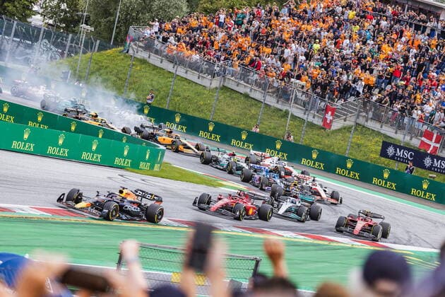 10.07.2022, Red Bull Ring, Spielberg, AUT, FIA, Formel 1, Grosser Preis von Österreich, Rennen, im Bild Max Verstappen (NED, Red Bull Racing) Max Verstappen of Netherlands during the race for the Austrian FIA Formula One Grand Prix at the Red Bull Ring in Spielberg, Austria on 2022 07 10. Expa Spielberg