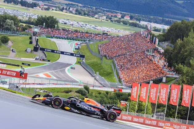 10.07.2022, Red Bull Ring, Spielberg, AUT, FIA, Formel 1, Grosser Preis von Österreich, Rennen, im Bild Max Verstappen (NED, Red Bull Racing) Max Verstappen of Netherlands during the race for the Austrian FIA Formula One Grand Prix at the Red Bull Ring in Spielberg, Austria on 2022 07 10. Expa Spielberg