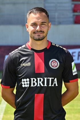08.07.2022, xjhx, Fussball 3.Liga, SV Wehen Wiesbaden - Fototermin Saison 2022 23 emspor, v.l. Sebastian Mrowca (SV Wehen Wiesbaden) (DFL DFB REGULATIONS PROHIBIT ANY USE OF PHOTOGRAPHS as IMAGE SEQUENCES and or QUASI-VIDEO) Wiesbaden