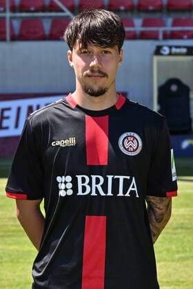 08.07.2022, xjhx, Fussball 3.Liga, SV Wehen Wiesbaden - Fototermin Saison 2022 23 emspor, v.l. Dominik Prokop (SV Wehen Wiesbaden) (DFL DFB REGULATIONS PROHIBIT ANY USE OF PHOTOGRAPHS as IMAGE SEQUENCES and or QUASI-VIDEO) Wiesbaden