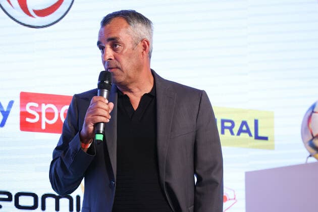 SOCCER - BL, press conference, PK, Pressekonferenz VIENNA,AUSTRIA,11.JUL.22 - SOCCER - ADMIRAL Bundesliga, season opening, press conference. Image shows head coach Robin Dutt (WAC).  GEPAxpictures xArminxRauthner