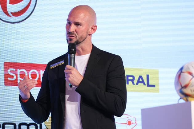 SOCCER - BL, press conference, PK, Pressekonferenz VIENNA,AUSTRIA,11.JUL.22 - SOCCER - ADMIRAL Bundesliga, season opening, press conference. Image shows head coach Christian Ilzer (Sturm).  GEPAxpictures xArminxRauthner
