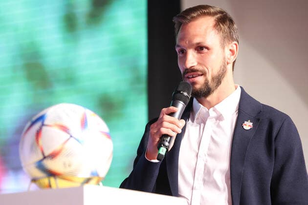 SOCCER - BL, press conference, PK, Pressekonferenz VIENNA,AUSTRIA,11.JUL.22 - SOCCER - ADMIRAL Bundesliga, season opening, press conference. Image shows Andreas Ulmer (RBS).  GEPAxpictures xArminxRauthner