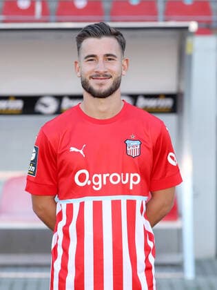 Teampraesentation Zwickau 12.07.2021 Can Coskun (22, Zwickau); FSV Zwickau; 3.Liga, Porträttermin 2022 2023 , Zwickau, 12.07.2021, GGZ Arena Zwickau, Fussball ,