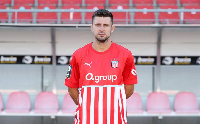 Teampraesentation Zwickau 12.07.2021 Davy Frick (19, Zwickau); FSV Zwickau; 3.Liga, Porträttermin 2022 2023 , Zwickau, 12.07.2021, GGZ Arena Zwickau, Fussball ,