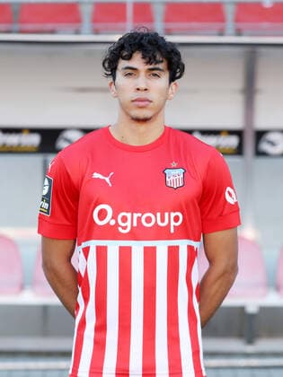 Teampraesentation Zwickau 12.07.2021 Johan Gomez (18, Zwickau); FSV Zwickau; 3.Liga, Porträttermin 2022 2023 , Zwickau, 12.07.2021, GGZ Arena Zwickau, Fussball ,