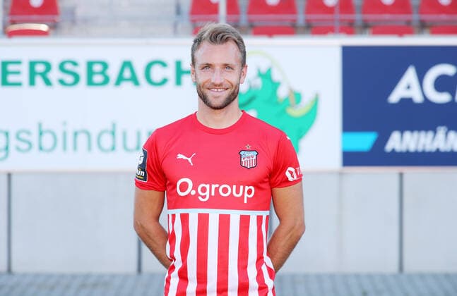 Teampraesentation Zwickau 12.07.2021 Mike Könnecke Koennecke (13, Zwickau); FSV Zwickau; 3.Liga, Porträttermin 2022 2023 , Zwickau, 12.07.2021, GGZ Arena Zwickau, Fussball ,