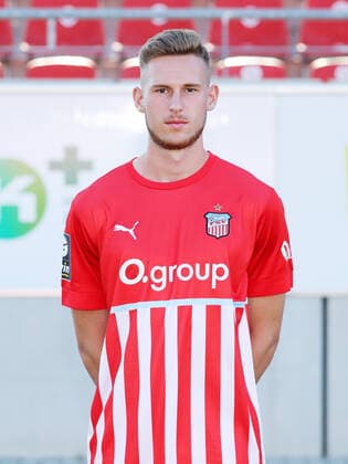 Teampraesentation Zwickau 12.07.2021 Felix Brand (5, Zwickau); FSV Zwickau; 3.Liga, Porträttermin 2022 2023 , Zwickau, 12.07.2021, GGZ Arena Zwickau, Fussball ,