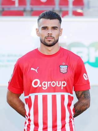 Teampraesentation Zwickau 12.07.2021 Robin Ziegele (4, Zwickau); FSV Zwickau; 3.Liga, Porträttermin 2022 2023 , Zwickau, 12.07.2021, GGZ Arena Zwickau, Fussball ,