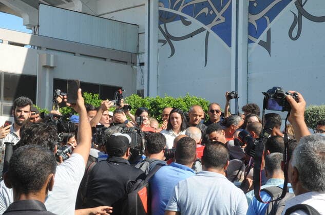 July 13, 2022, Tunisia: Arrival of Tunisian tennis champion Ons Jabeur at Tunis-Carthage airport after playing the Wimbledon final in London, which was welcomed by several government ministers, journalists and a large number of fans. Tunisia - ZUMAm107 20220713_zaf_m107_005 Copyright: xChokrixMahjoubx