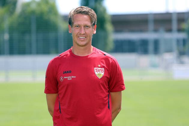 13.07.22 VfB Stuttgart II Fototermin 2022 2023 Deutschland, Stuttgart, 13.07.2022, Fussball, Regionalliga Südwest, VfB Stuttgart II Fototermin Saison 2022 2023: Frank Fahrenhorst (Trainer).