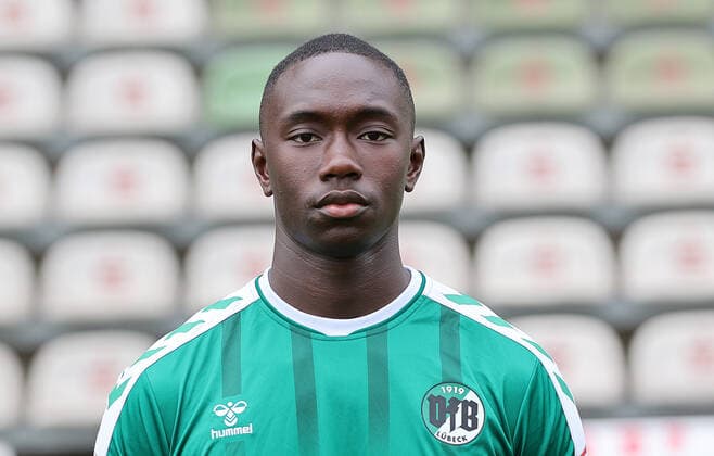 Fawaz Kassimou (VfB Luebeck), RL Nord, Portraettermin 2022 2023