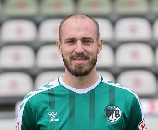 Marvin Thiel ;VfB Luebeck, RL Nord, Portraettermin 2022 2023