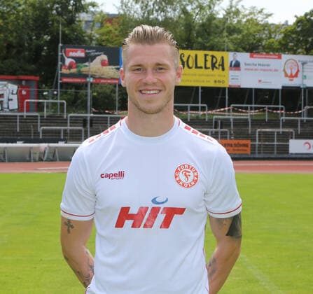 Regionalliga West, Saison 2022 -2023, Fototermin Fortuna Köln, 12.07.2022 - Angelo Langer ( Fortuna Köln ) Portrait