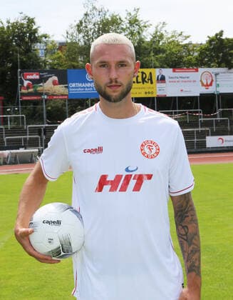 Regionalliga West, Saison 2022 -2023, Fototermin Fortuna Köln, 12.07.2022 - Dominik Lanius ( Fortuna Köln ) Portrait