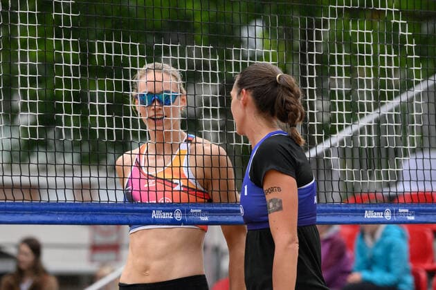 German Beach Tour - Bremen, 15.07.2022 Louisa Lippmann, Kira Walkenhorst; German Beach Tour - Bremen, Bremen am 15.07.2022 Copyright: xBEAUTIFULxSPORTS PeterxWeberx