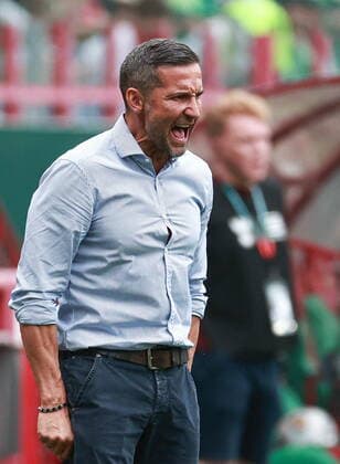MOSCOW, RUSSIA - JULY 17, 2022: Lokomotiv s head coach Josef Zinnbauer attends the 2022 23 Russian Premier League Round 1 football match between Lokomotiv Moscow and Pari Nizhny Novgorod at RZD Arena. Sergei Fadeichev TASS  TS13A9CD