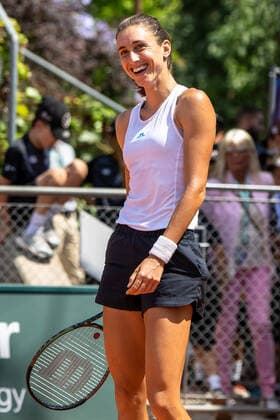 17.07.2022, Lausanne, Tennis WTA, Tennis Damen 250 - Ladies Open Lausanne. Olga Danilovic (SRB) and Petra MARTIC (CRO). Petra MARTIC (CRO) winner during the finals match at the WTA International Ladies Open Lausanne tennis tournament, in Lausanne, Switzerland, Sunday 17 July 2022. (Photo by Fabrice De Gasperis Mediafab Photography) via JustPictures.ch Lausanne Tennis Club - Lausanne Vaud Switzerland Copyright: xJustPictures.ch FabricexDexGasperisx