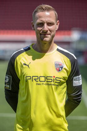 Torwart Marius Funk (1, FCI) ; FC Ingolstadt 04; 3.Liga, Porträttermin 2022 2023, 3. Liga - FC Ingolstadt 04 Saison 2022 2023
